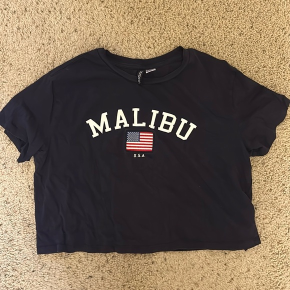 Malibu cropped tee - Picture 1 of 3